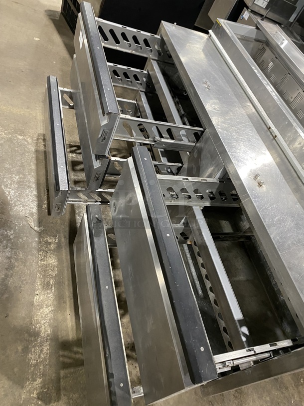 SILVER KING 5 Drawer Pizza Prep Table! All Stainless Steel! On Casters! Model SKPZ72D Serial 8BEG166062B 115V/60Hz - Image 6 of 8