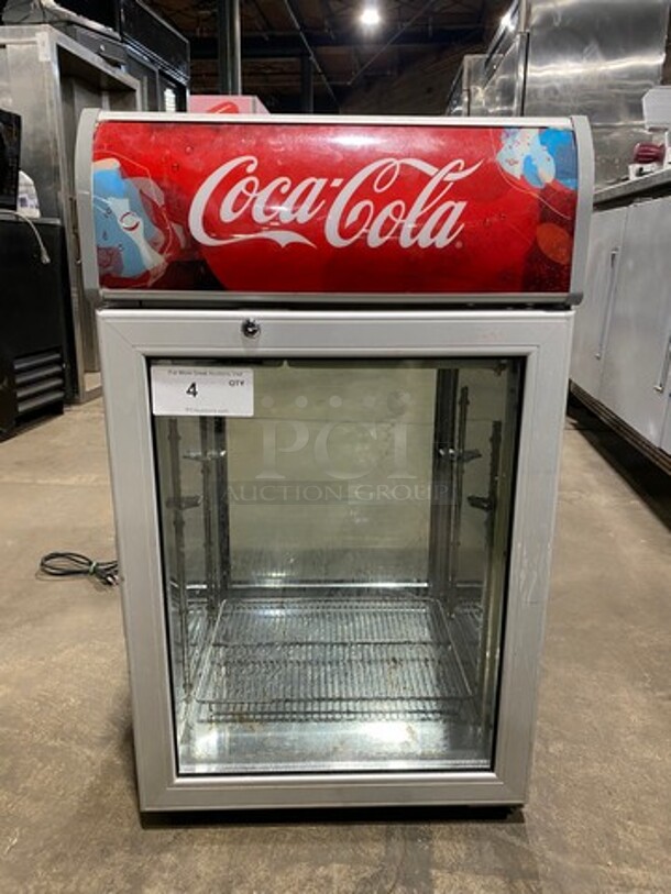 AHT Countertop Mini Fridge! With Metal Rack! With View Through Door! Model: CT100P SN: A0761799 115V - Image 1 of 8