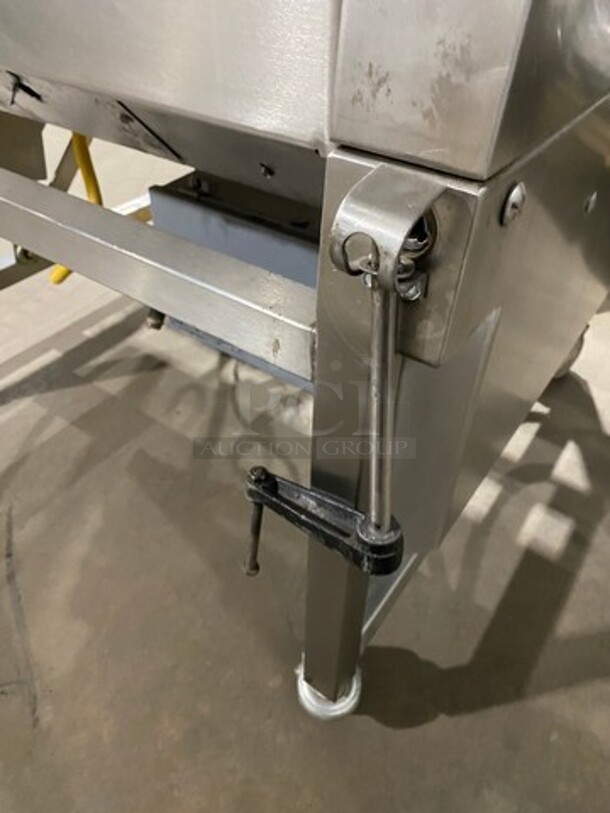 FAB! Market Forge Heavy Duty LP/Natural Gas Powered Tilted Skillet/Braising Pan! On Casters! WORKING WHEN REMOVED! - Image 8 of 10
