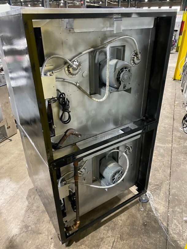 Blodgett Stainless Steel Commercial Gas-Powered Full-Size Convection Ovens w/ Solid Doors and Thermostatic Controls on Commercial Casters! 2 Times Your Bid Makes One Unit! - Image 4 of 9