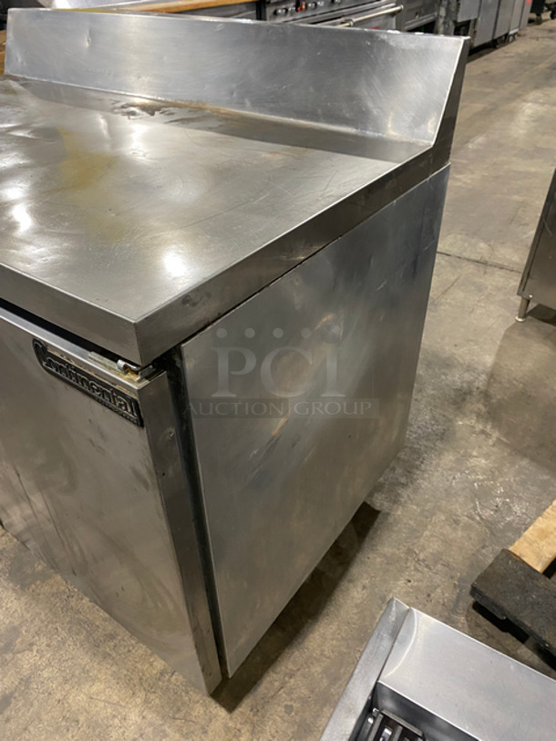 Continental Commercial 2 Door Worktop/Lowboy Refrigerator! With Back Splash! With Poly Coated Racks! All Stainless Steel! On Casters! Model: SW48BS SN: 135B5070 115V 60HZ 1 Phase - Image 3 of 9