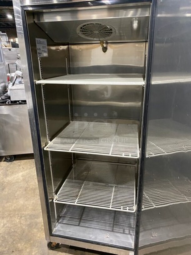 Turbo Air Commercial Single Door Reach In Freezer! All Stainless Steel! On Casters! Model: M3F241 115V 60HZ 1 Phase - Image 5 of 10