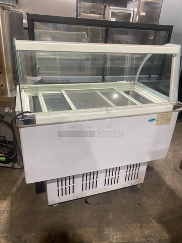 Starfish Commercial Refrigerated Ice Cream Dipping Cabinet/Display Case! Model: SM12 SN: SM217022106 220V - Image 3 of 9