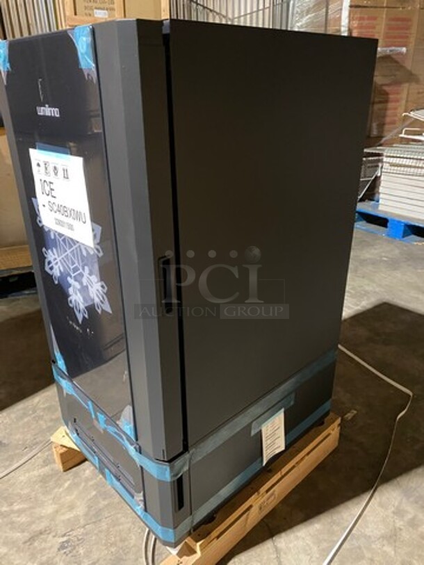 BEAUTIFUL! UNIQUE FIND! SCRATCH-N-DENT! Lumilinna Commercial Countertop/ Undercounter Single Door Slush Cooler! Using Very Precise Temperature Control, Lumilinna Can Hold Beverages Below Freezing — Without Freezing Them Solid. Water Normally Freezes At 32°F, But By Maintaining This Temperature, Lumilinna Can Store Beverages To The Coldest Temperature That Once Opened, Ice Crystals Form! Supercooled Products Crystallize When Poured, Producing A Soft Delicate Ice Slush! Model: ICESC40BXIWU SN: A19300017 115V 60HZ 1 Phase - Image 4 of 12