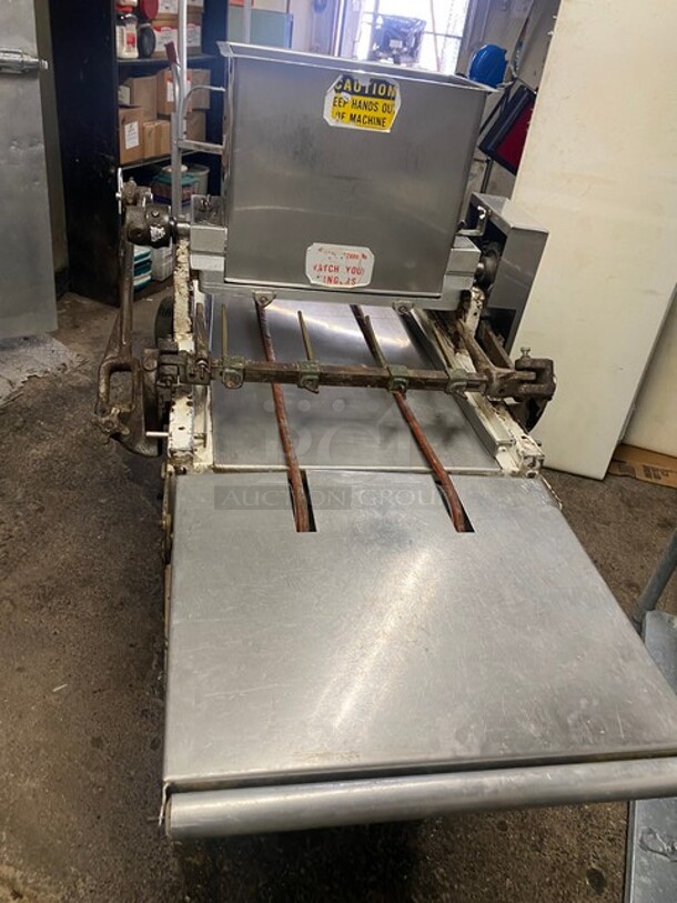 WOW! Magna Mixer Commercial Heavy-Duty Cookie Depositor! All Stainless Steel! On Casters! 15 Assorted Dyes! Working When Removed! Model: HANDY SN:40269 115V 1PH - Image 4 of 7