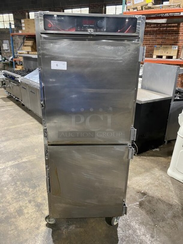 Cres Cor Commercial Electric Powered Split Door Roast-N-Hold Oven! All Stainless Steel! On Casters! Model: RO151FUA12DE4803Z SN: JBIJ0005151623 480V 60HZ 3 Phase - Image 1 of 9