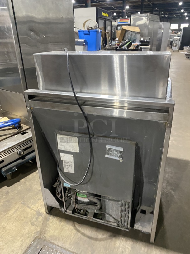 Randell Refrigerated 2 Drawer Bain Marie/Sandwich Prep Table! Model 9412-32D-7M Serial T000053847! 115V 1 Phase! On Casters!  - Image 3 of 9