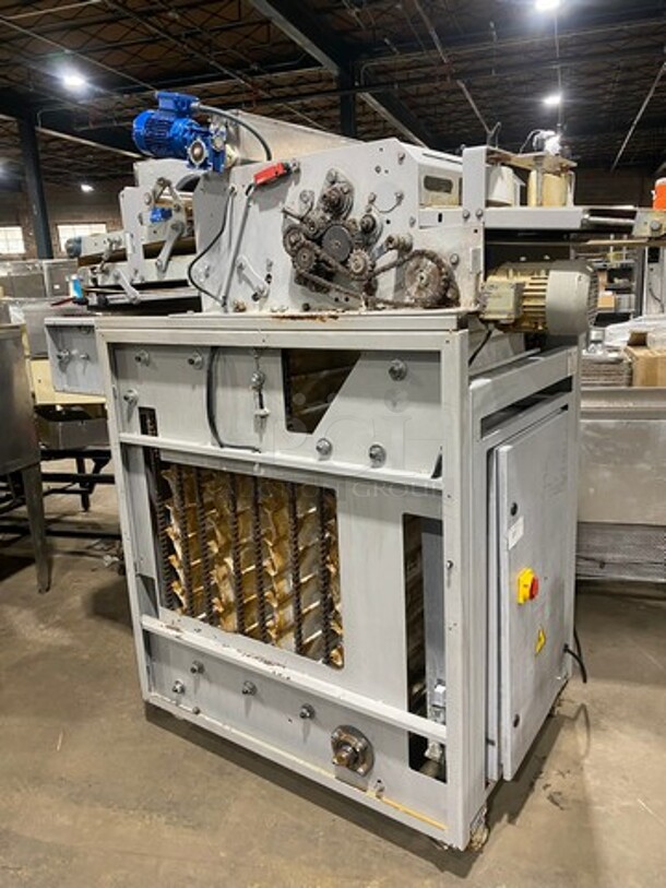 Zelaieta Commercial Floor Style Electric Powered Bread/Baguette Former/Molder! All Stainless Steel! On Casters! - Image 3 of 12