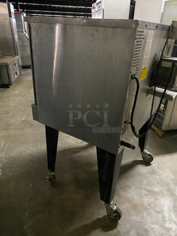 Southbend Commercial Natural Gas Powered Convection Oven! With 2 View Through Doors! With Metal Oven Racks! All Stainless Steel! On Casters! B Series! - Image 4 of 7
