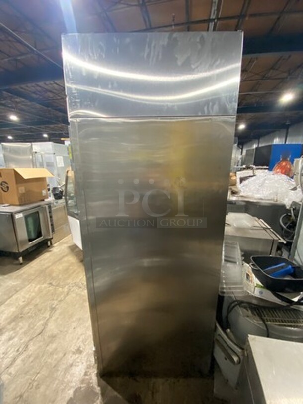 LATE MODEL! Victory Commercial Single Door Roll In Refrigerator! Solid Stainless Steel! Model: RIS1DS1 SN: M1205603 115V 60HZ 1 Phase - Image 3 of 8