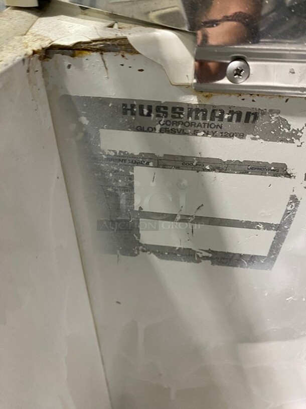 Hussmann Commercial Ice Cream Freezer Merchandiser w/ 2 Sliding Doors! - Image 6 of 7