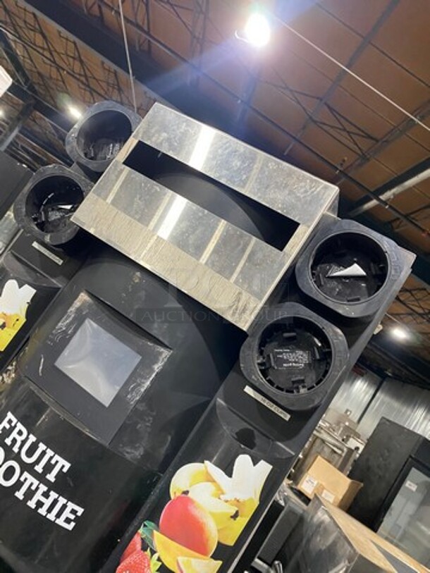 AMAZING! Manitowoc Multiplex Smoothie Workstation! On Single Door Undercounter Cooler! With Poly Bins! All Stainless Steel! On Casters! Model: MB81 SN: 1701150000857 115V 60HZ 1 Phase - Image 8 of 11