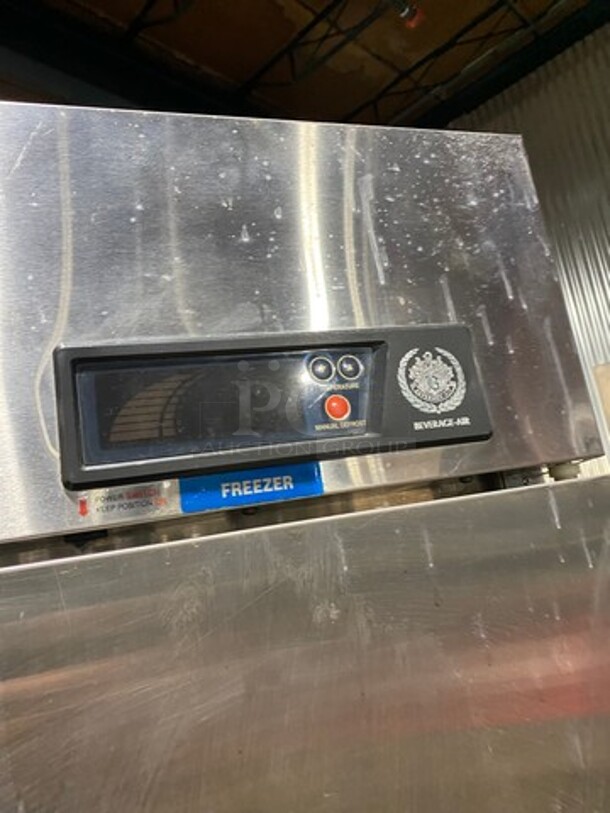  WOW! Beverage Air Commercial Single Door Reach In Freezer! All Stainless Steel! On Casters! WORKING WHEN REMOVED! Model: KF241AS SN: 8216485 115V 60HZ 1 Phase - Image 8 of 9