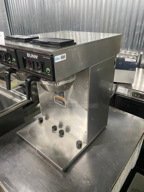 Bunn Commercial Countertop Dual Coffee Brewing Machine! All Stainless Steel! Model: CWTFTWIN SN: TWIN052477 120/240V 60HZ 1 Phase - Image 2 of 11