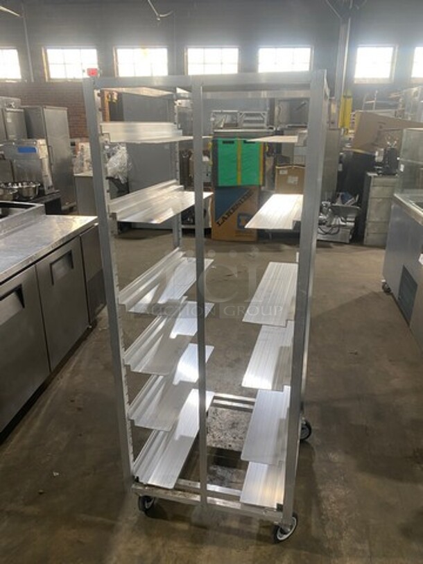Channel Metal Commercial Pan Transport Rack! Model AUR12 Serial 835384004067! On Casters!
 - Image 2 of 5