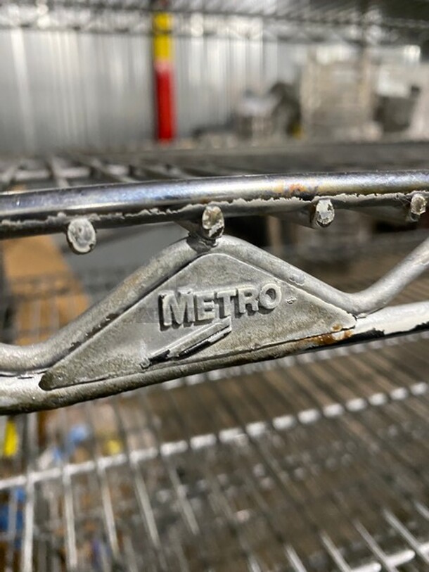 Metro Stainless Steel Wire Rack Shelves! On Commercial Casters! - Image 7 of 7