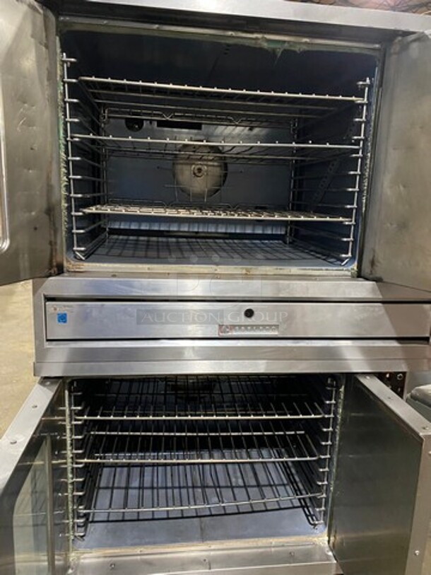 Garland Commercial Natural Gas Powered Double Deck Convection Oven! With View Through Doors! Metal Oven Racks! All Stainless Steel! On Casters! 2x Your Bid Makes One Unit! Model: TTG3 - Image 5 of 10