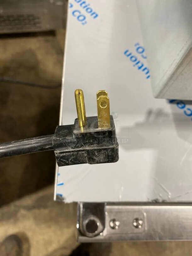 SWEET! NEW! OUT OF THE BOX! Beverage Air Commercial 2 Door Lowboy/Worktop Cooler! With Poly Coated Racks! All Stainless Steel! On Casters! Model: UCR34HC SN: 13402181 115V 60HZ 1 Phase - Image 9 of 9