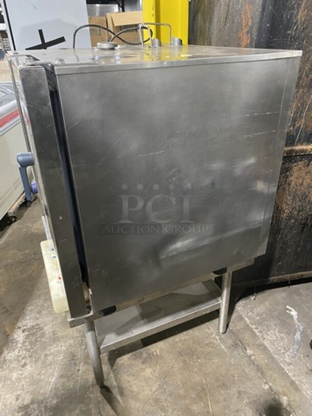 Rational Heavy Duty Commercial Clima Plus Combi Convection Oven! Model CPC6! On All Stainless Steel Equipment Stand!   - Image 3 of 9