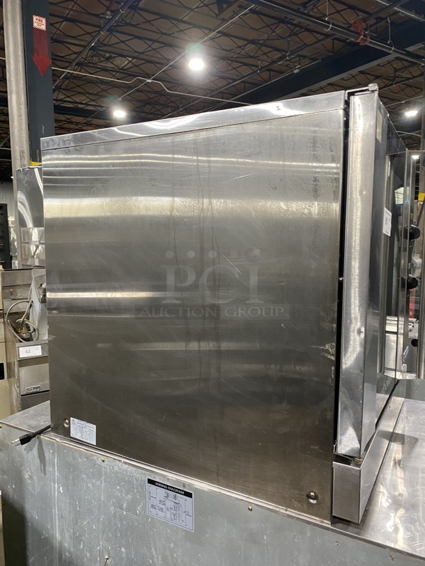 TURBOFAN MOFFAT Commercial Countertop Natural Gas Oven W/ View Through Door! Metal Oven Racks! Model G32! All Stainless Steel! - Image 3 of 8