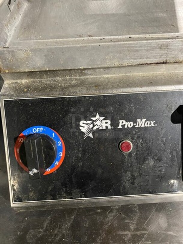 Star Pro Max Commercial Countertop Panini/Sandwich Grill! With Flat Press! All Stainless Steel! Model: GR14 SN: GS140708A0135 120V - Image 6 of 12