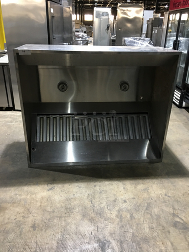 AMAZING! Captive Aire All Stainless Steel Make Up Air Hood System!