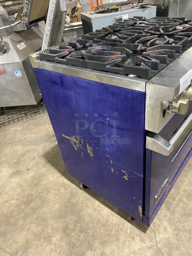 Viking Gas Powered 6 Burner Stove! With Full Size Oven Underneath! All Stainless Steel! - Image 2 of 10