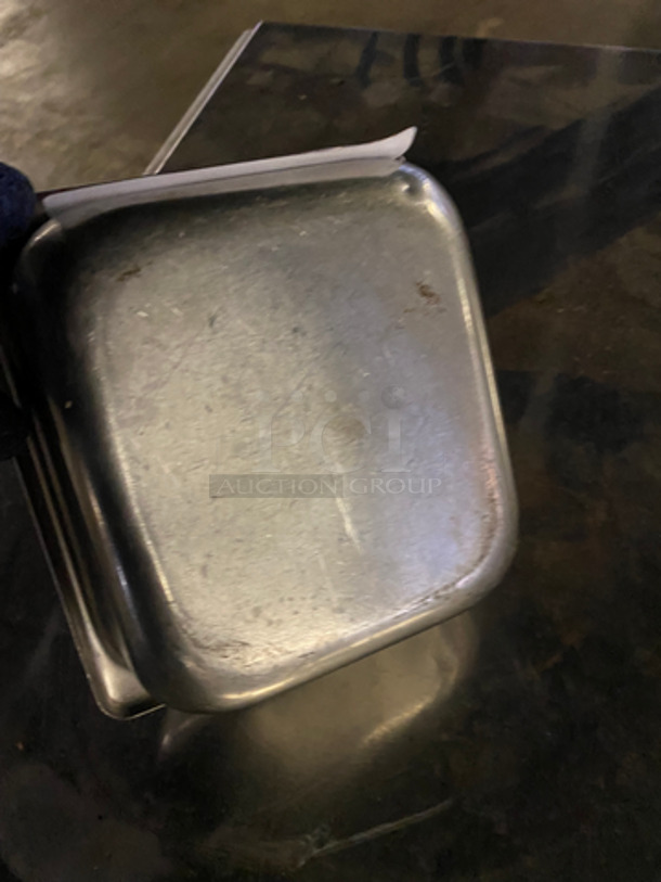 ALL ONE MONEY! Small Stainless Steel Steam Table Pans! - Image 3 of 5