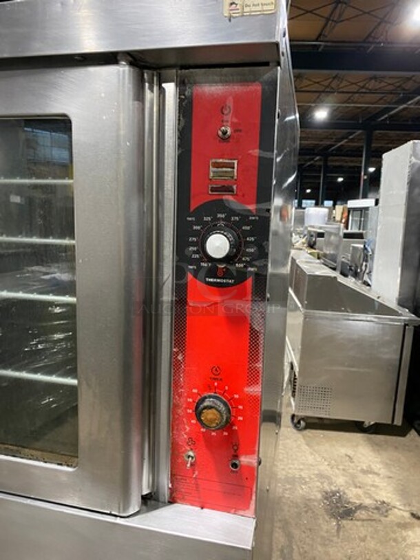 Vulcan Commercial Natural Gas Powered Double Deck Convection Oven! With View Through Doors! Metal Oven Racks! All Stainless Steel! On Casters! 2x Your Bid Makes One Unit! Model: VC4GD167 SN: 48159620 - Image 7 of 10