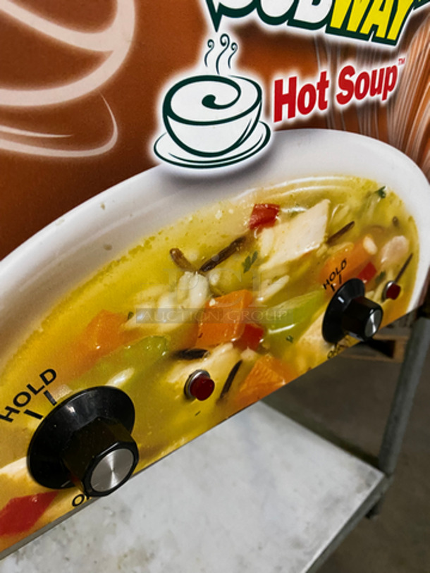 Duke Commercial Countertop 2 Bay Food Warmer! Stainless Steel! Model: CSW2TAM SN: 10137245 120V 60HZ 1 Phase - Image 7 of 8