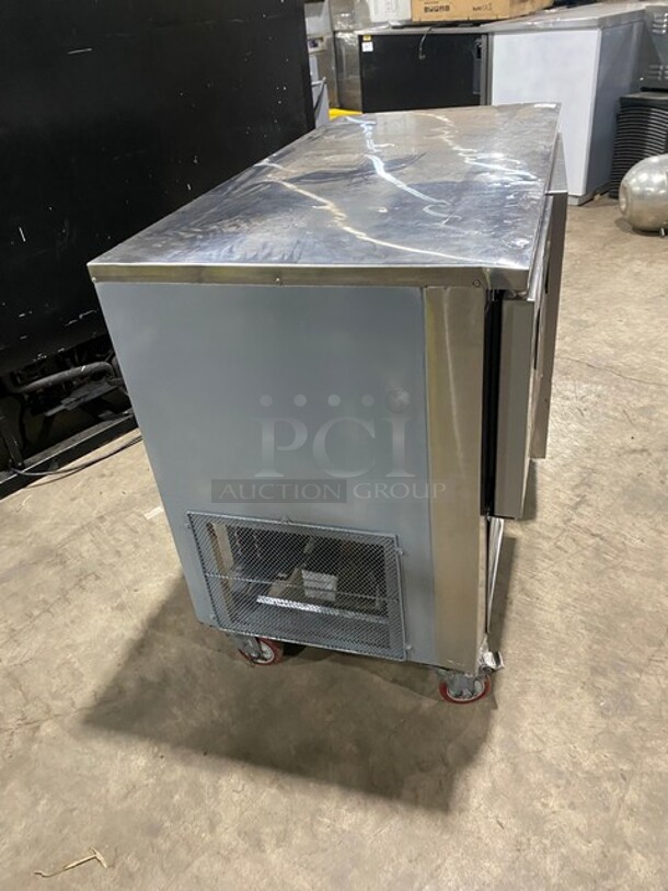 Nice! Cooltech All Stainless Steel 2 Door Lowboy/Worktop Cooler! 120V 1 Phase! On Caster Wheels! - Image 3 of 8