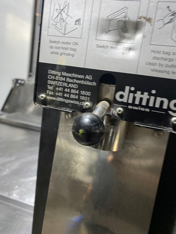 FAB! 2016 Ditting Countertop Coffee Bean Grinder Machine! Model: KR1203 SN: 2022279016 120V 60HZ 1 Phase - Image 8 of 9