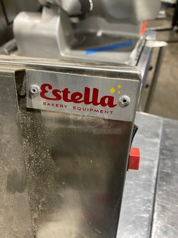 Estella Commercial Countertop Dough Sheeter! Model: EDS18S SN: 9002504 120V! Does Not Power On!  - Image 5 of 8