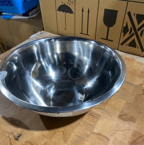NEW! Choice 8QT Standard Weight Mixing Bowls! 3x Your Bid! MODEL 176MXBSS8 - Image 2 of 6