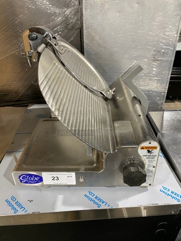 Globe Commercial Countertop Deli/ Meat Slicer! All Stainless Steel! Model: 3600P SN: 3606839 115V 60HZ 1 Phase - Image 1 of 9