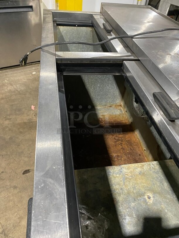 Fogel Stainless Steel Commercial Back Bar Bottle Cooler w/ 2 Sliding Lids! MODEL BC50DBST SN:2003100019 115V 1PH - Image 5 of 9