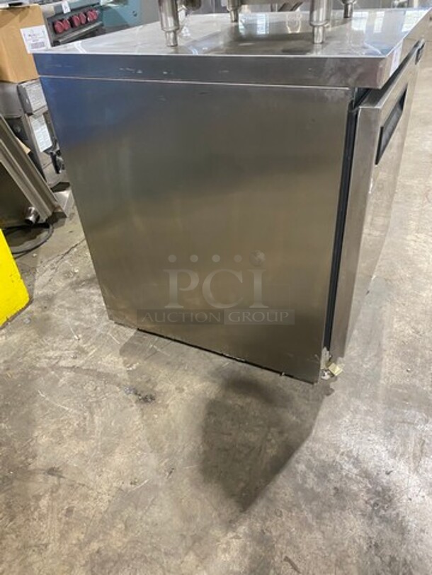 NEW! SCRATCH-N-DENT! Dukers Commercial Single Door Refrigerated Lowboy/ Worktop Freezer! With Poly Coated Rack! Solid Stainless Steel! Model: DUC29F 115V 60HZ 1 Phase - Image 2 of 7