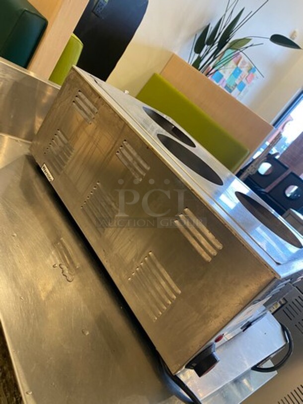 LATE MODEL! 2021 Adcraft Commercial Countertop Single Well Food Warmer! All Stainless Steel! WORKING WHEN REMOVED! Model: FW1200W 120V - Image 3 of 9