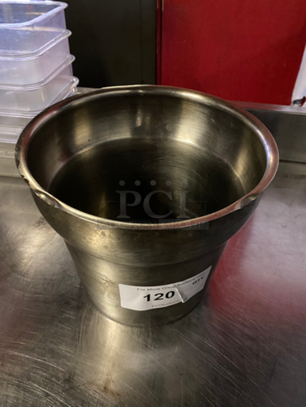 ALL ONE MONEY! Assorted Size Round Steam Table Soup Pans And Inserts! All Stainless Steel! - Image 4 of 4