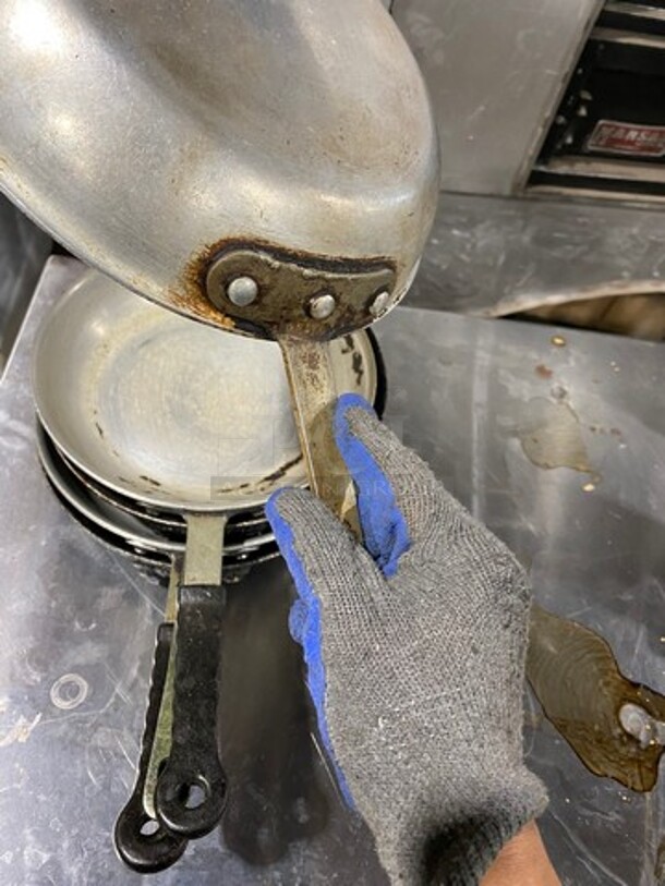 Assorted Stainless Steel Frying Pans! 5x Your Bid! - Image 4 of 7