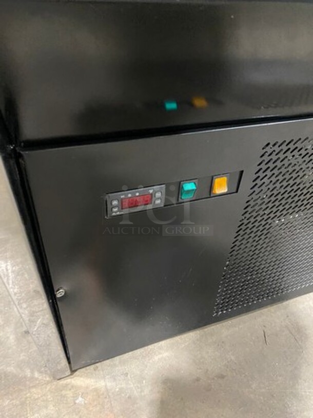 Custom Cool Commercial Refrigerated Open Grab-N-Go Case Merchandiser! With 4 Shelves! All Stainless Steel! - Image 6 of 8