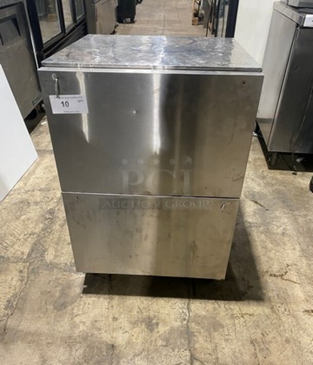 Commercial 2 Drawer Lowboy/Worktop Freezer! All Stainless Steel!