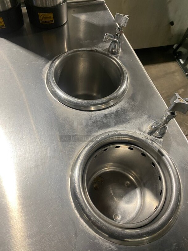 Stainless Steel Custome Made Dual Ice-Cream Cleansing Sink With Double Cup Lowerater! - Image 6 of 7