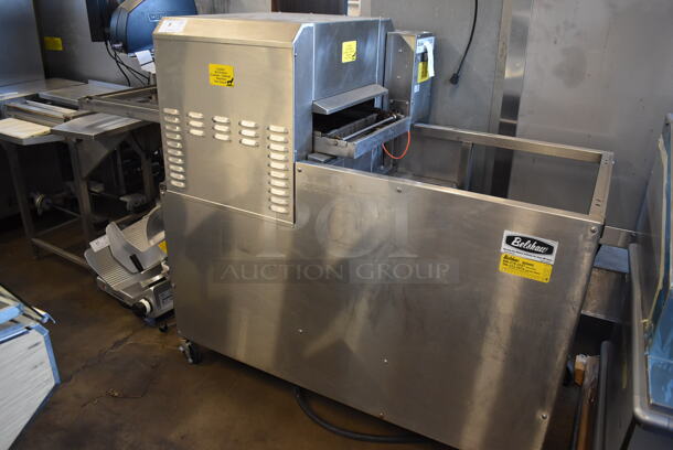 Belshaw Adamatic TG-50 Stainless Steel Commercial Floor Style Thermoglaze Icing Machine on Commercial Casters. 208 Volts, 1 Phase. 79x34x54 - Image 1 of 9
