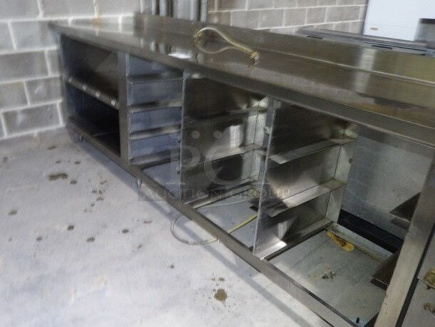 Stainless Prep Table W/Undercounter Storage 
109.5