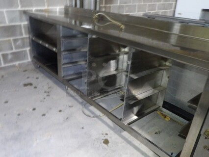 Stainless Prep Table W/Undercounter Storage 
109.5"X36"
