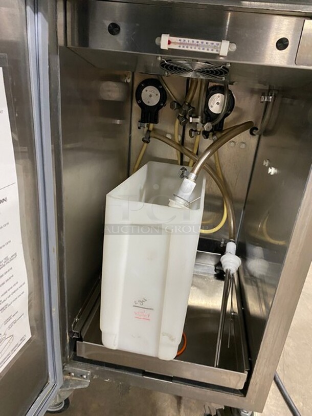 Stoelting Commercial 2 Flavor Soft Serve Ice Cream/Yogurt Machine! All Stainless Steel! On Casters! Model O431109I2FR SN:493210K 208-240V 3PH  - Image 7 of 9