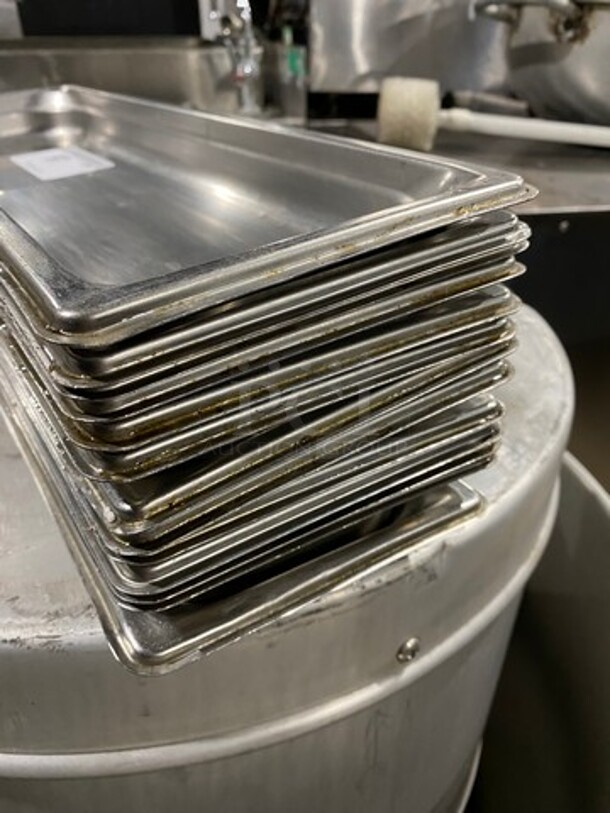 ALL ONE MONEY! Commercial Steam Table/ Prep Table Food Pans! All Stainless Steel! - Image 2 of 5