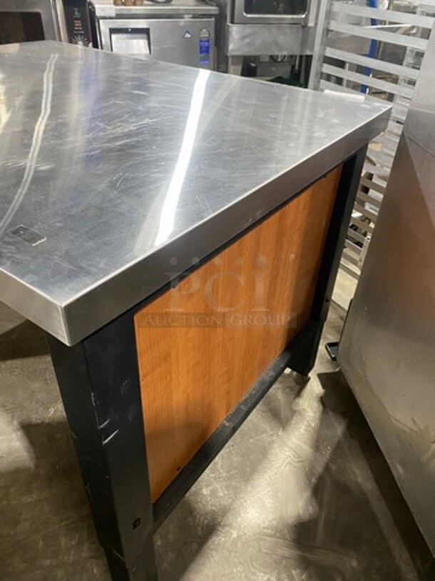 NICE! Wood Top Counter Prep Table! - Image 4 of 7