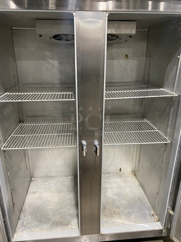 Continental Commercial 2 Door Reach In Freezer! All Stainless Steel! On Casters! Model: 2F SN: 14810068 115V 60HZ 1 Phase - Image 5 of 9